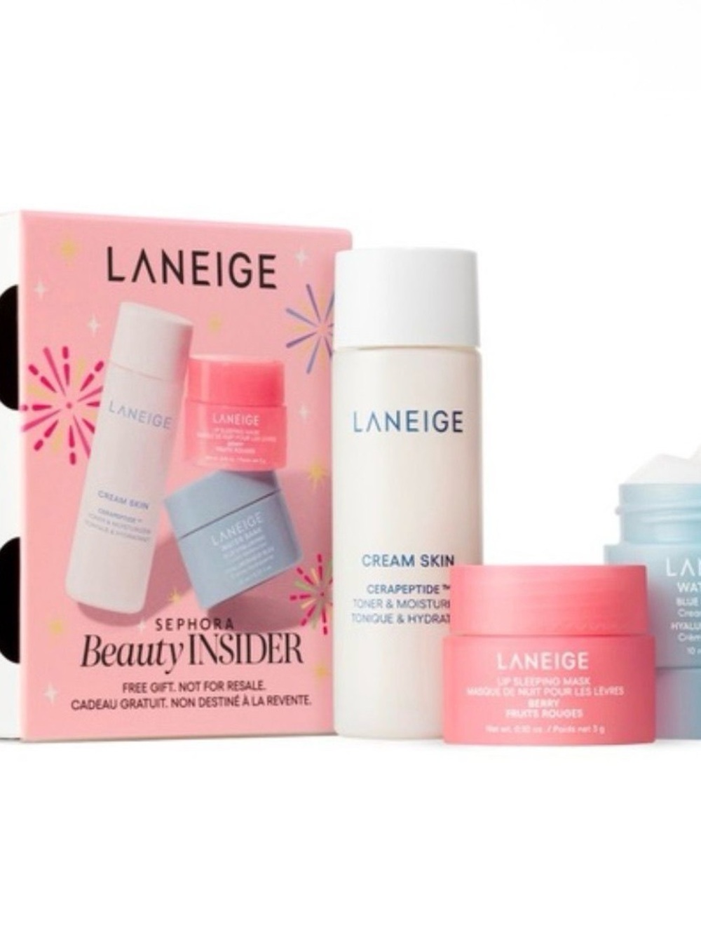 LANEIGE Hydrating Duo Set — Pink & White Skincare Pair